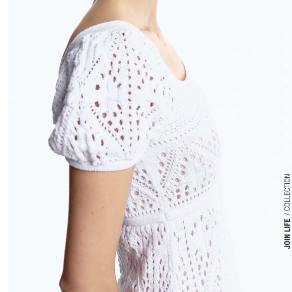 Zara Crochet Knit Dress - Picture 4 of 5